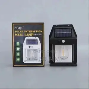 Solar Rechargeable Wall Security Sensor Bulbs