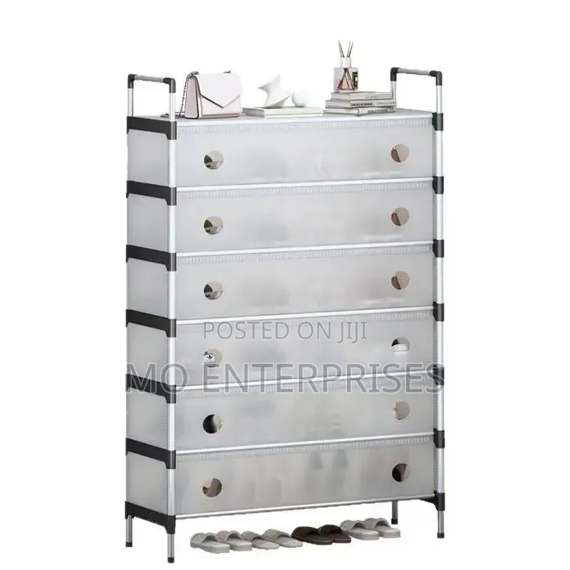 Dust Proof 7 Layer Shoe Rack