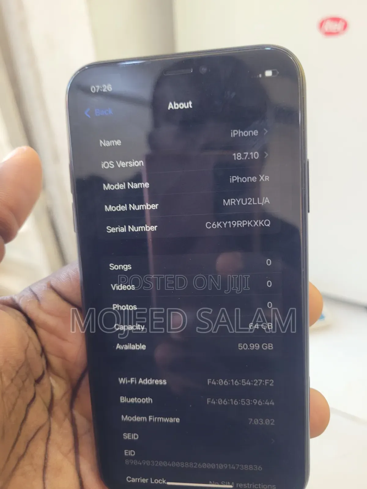 Apple iPhone XR 64 GB Black
