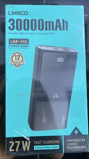 LINKCO 30,000mah 27w Powerbank