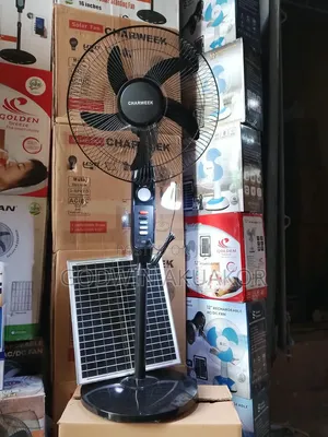 16 Inches Rechargeable Solar Fan With Remote Control