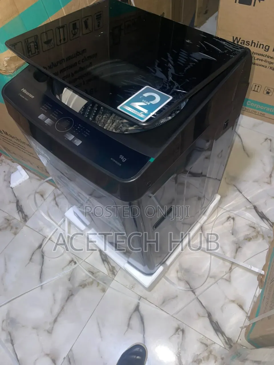 Hisense 9kg Smart Automatic Washer – Modern Laundry Solution