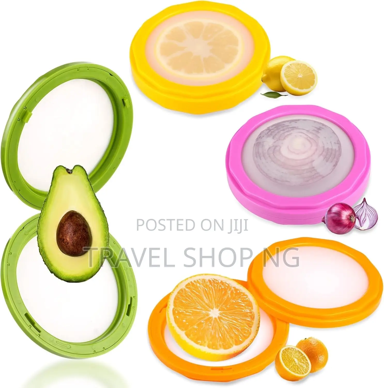 Silicon Fruit Veggie Storage Pod Set of 3
