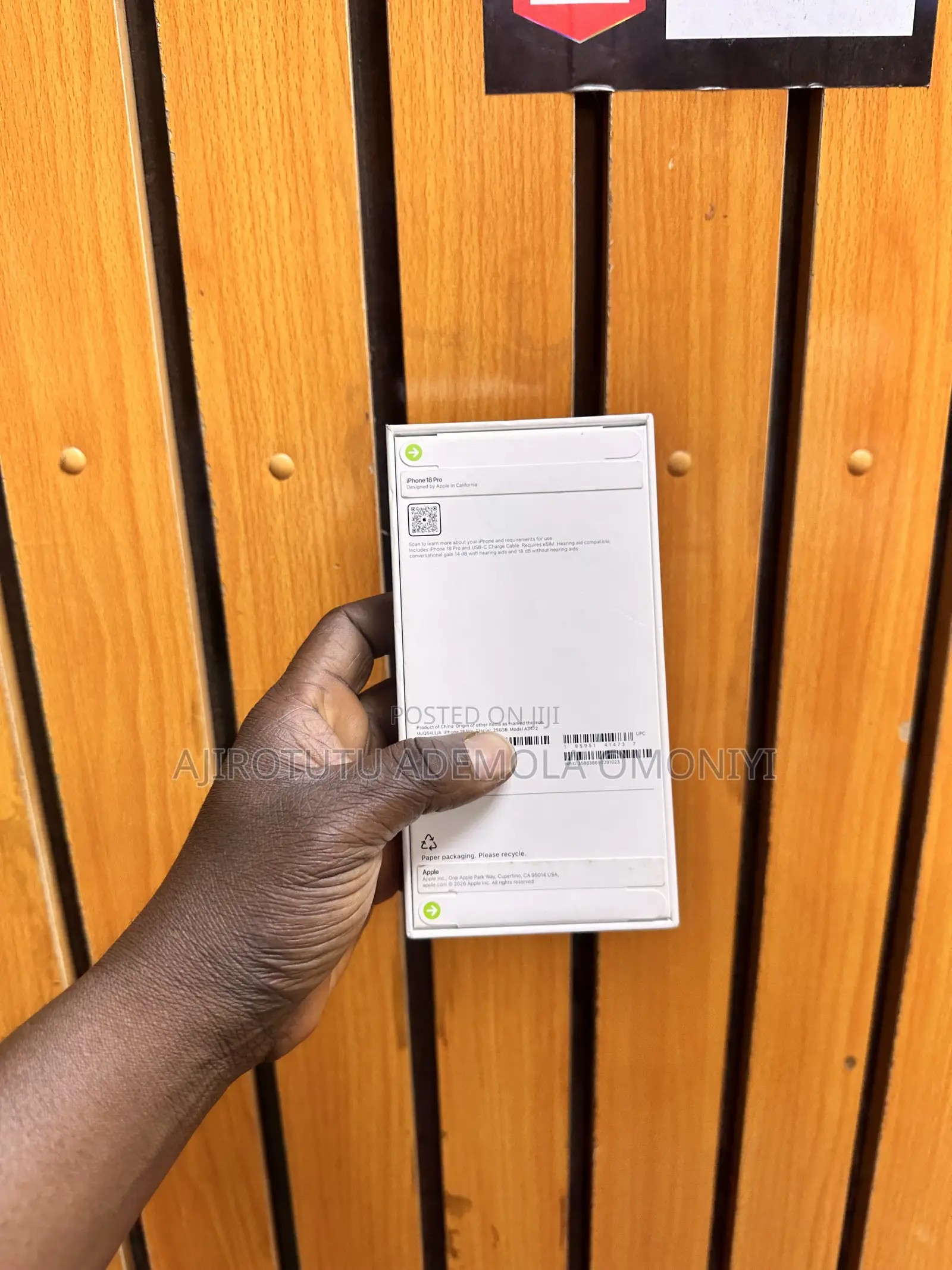 New Apple iPhone 18 Pro 256 GB Blue