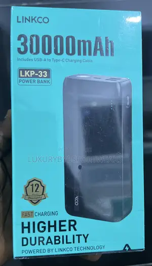 LINKCO 30,000mah 12w Powerbank