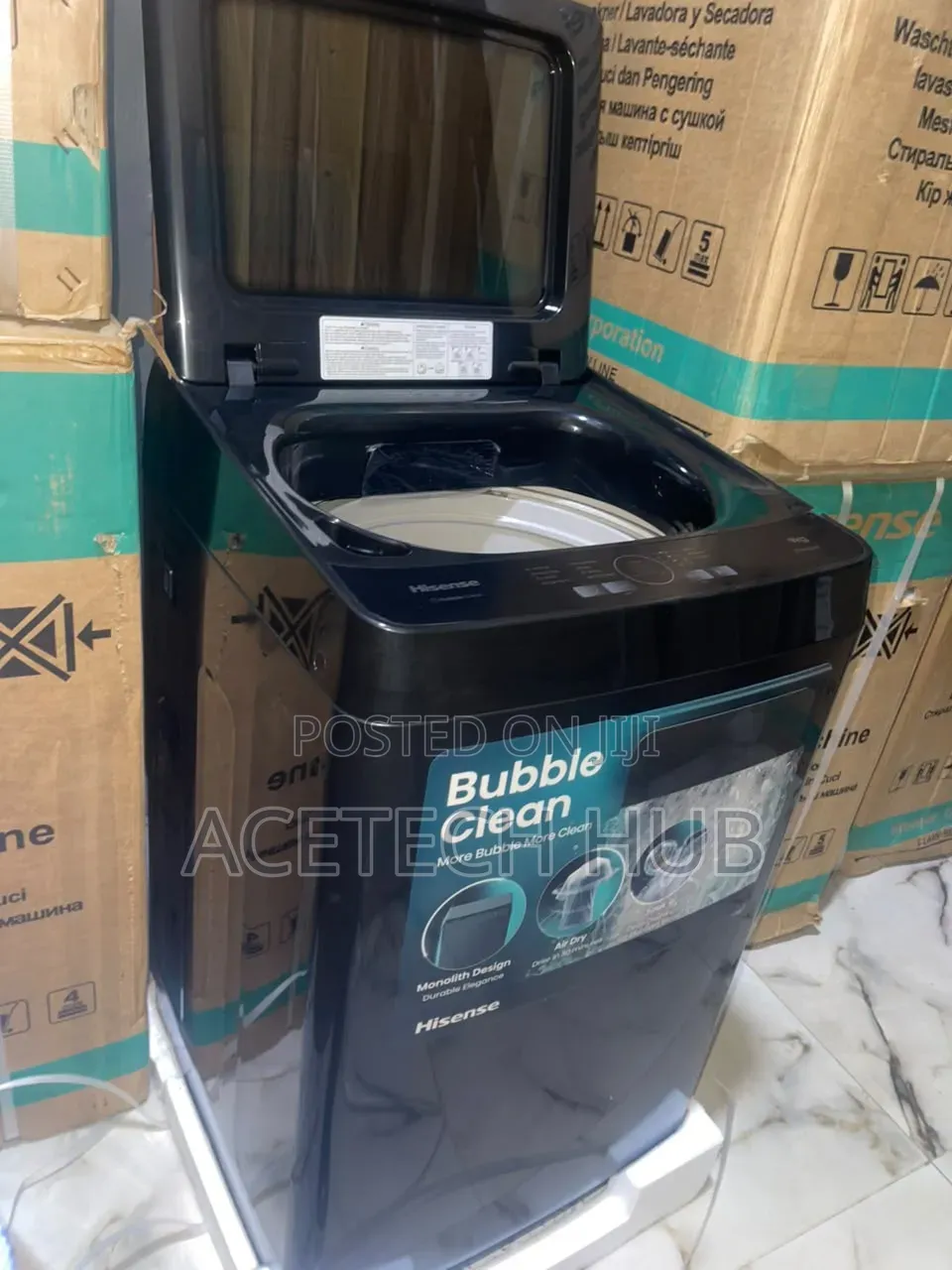 Hisense 9kg Top Load Washer – Powerful Spin Performance