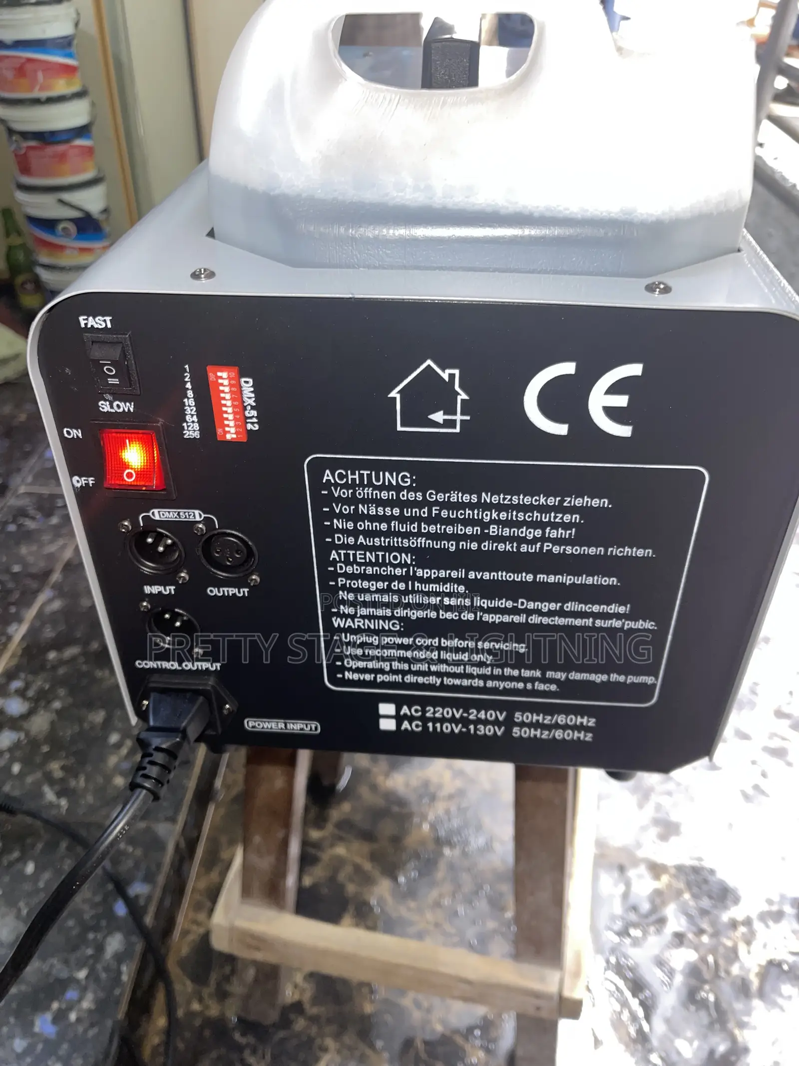 Snow Machine Stage Light