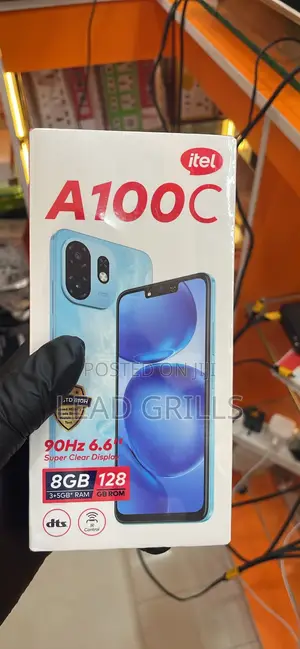 New Itel A100C 128 GB Black