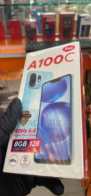 New Itel A100C 128 GB Black