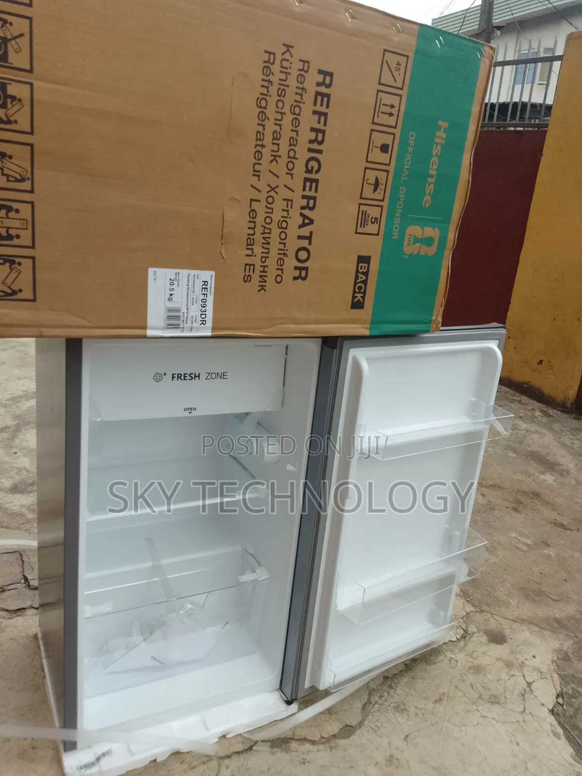 Hisense 90L Single Door Refrigerator – Energy Saving Fast Cooling