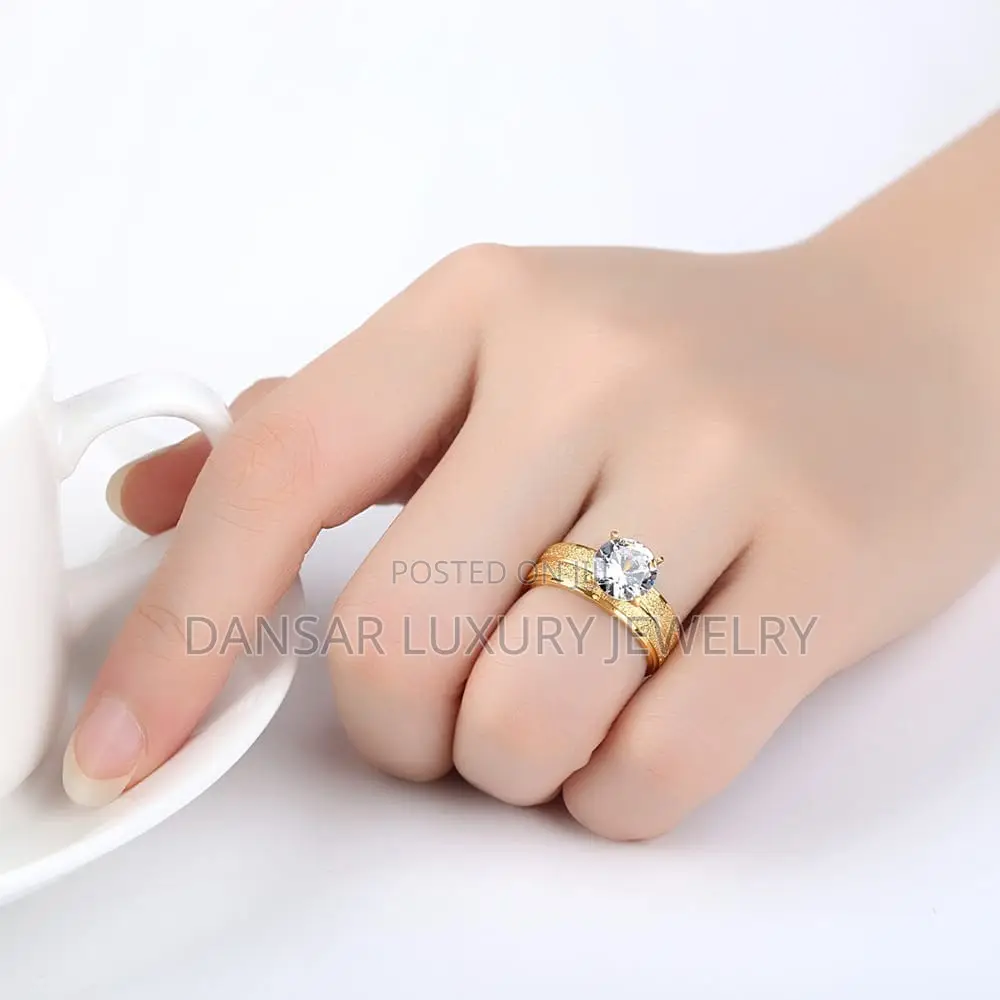 Strong Steel Proposal Ring