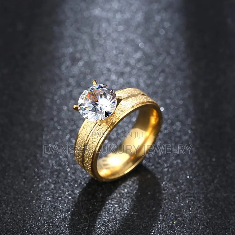 Strong Steel Proposal Ring