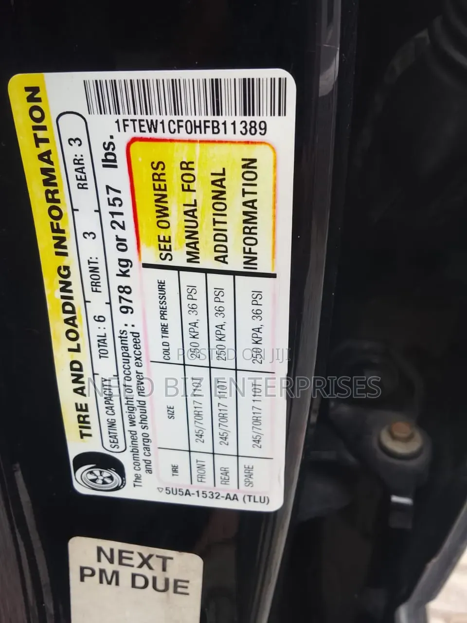 Ford F-150 2017 Black