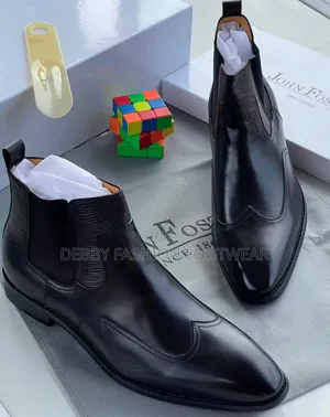 John Foster Leather Chelsea Boots