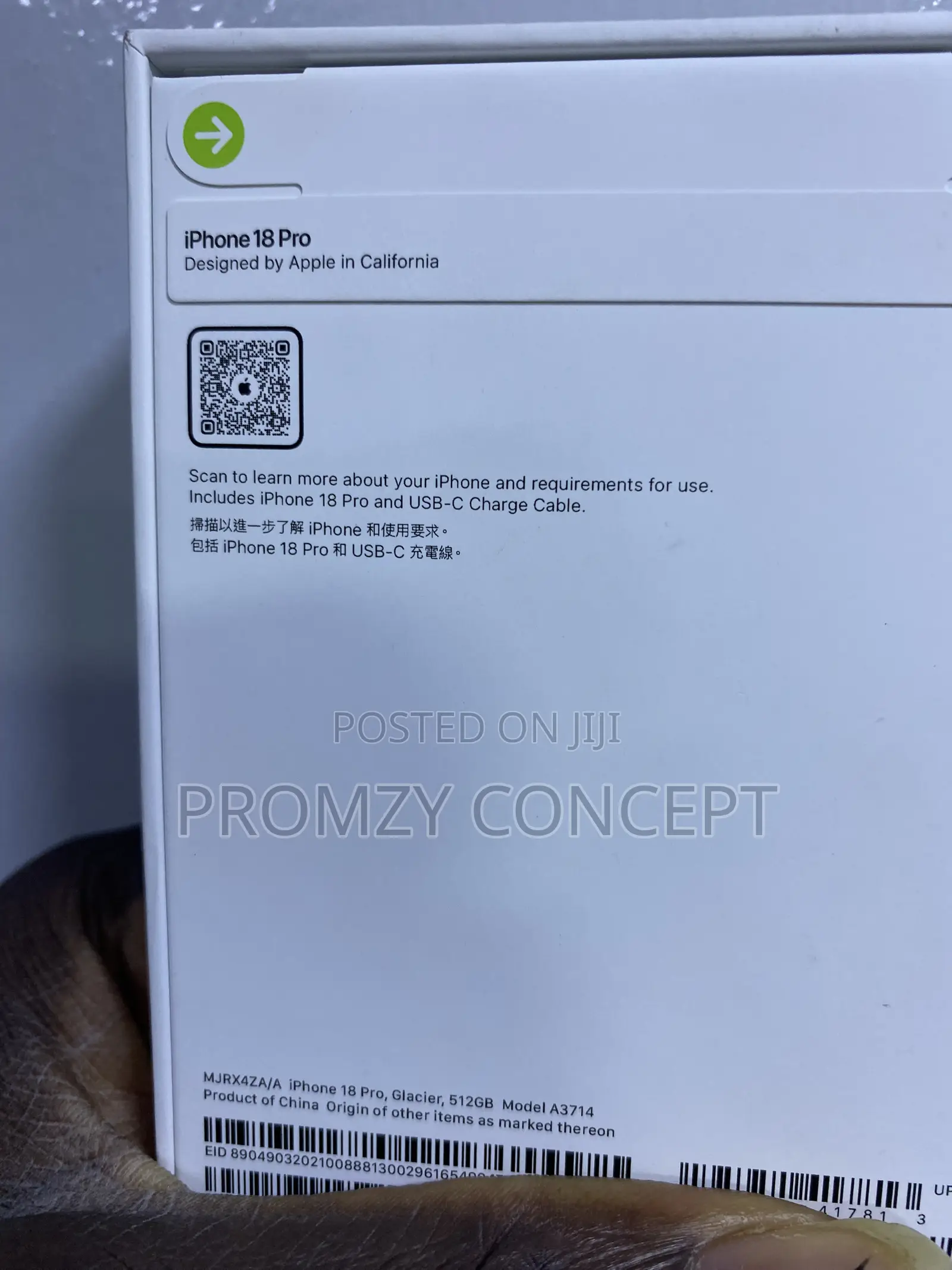 New Apple iPhone 18 Pro 512 GB Blue