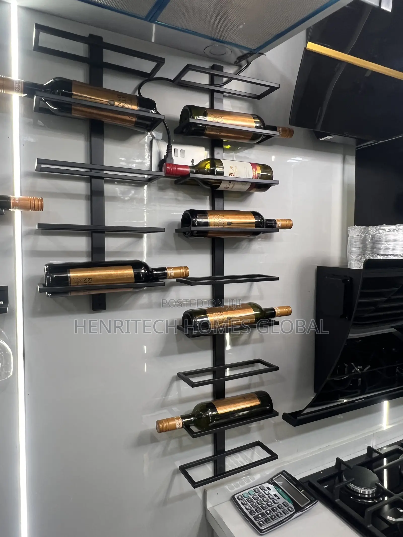 9-Step Wine Bottle Rack – Multi-Layers Wine Storage Stand (Premium)