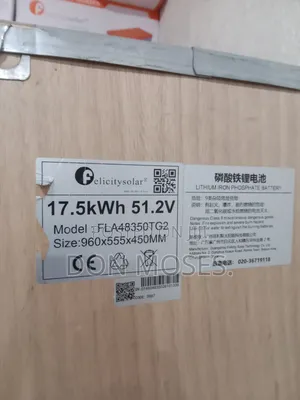17.5kwh Felicity Solar Lithium Ion Battery 48v
