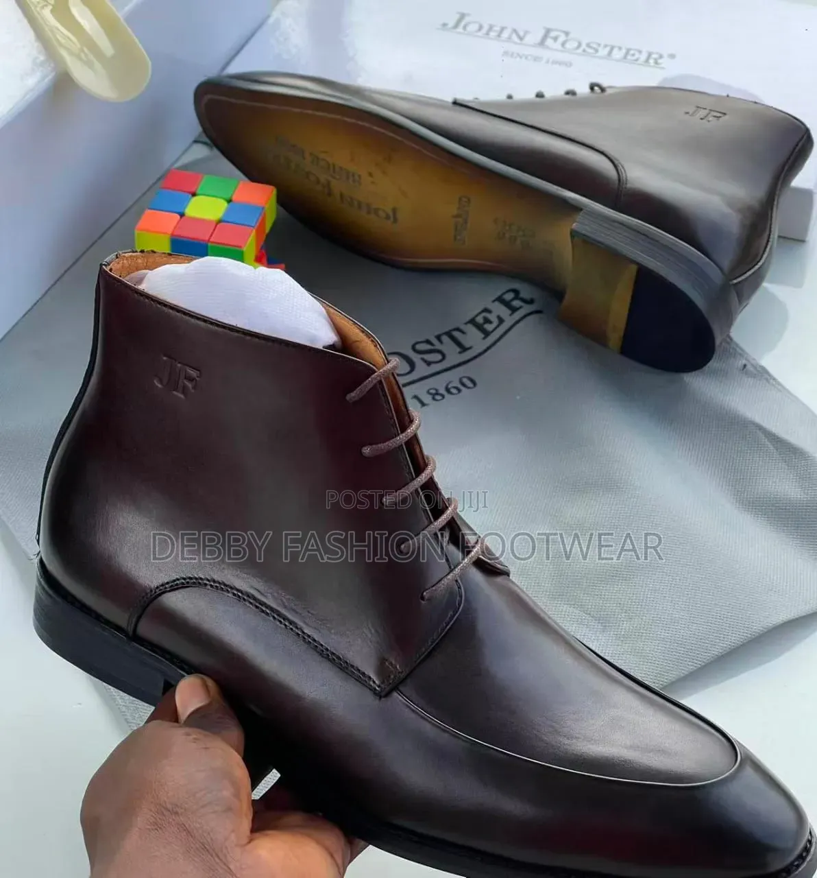John Foster High-Grade Leather Chelsea Boots