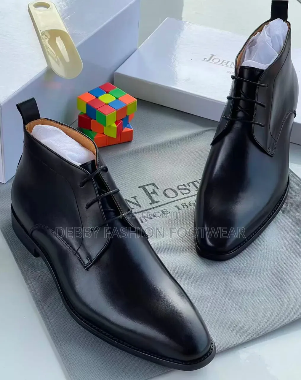 John Foster High-Grade Leather Chelsea Boots