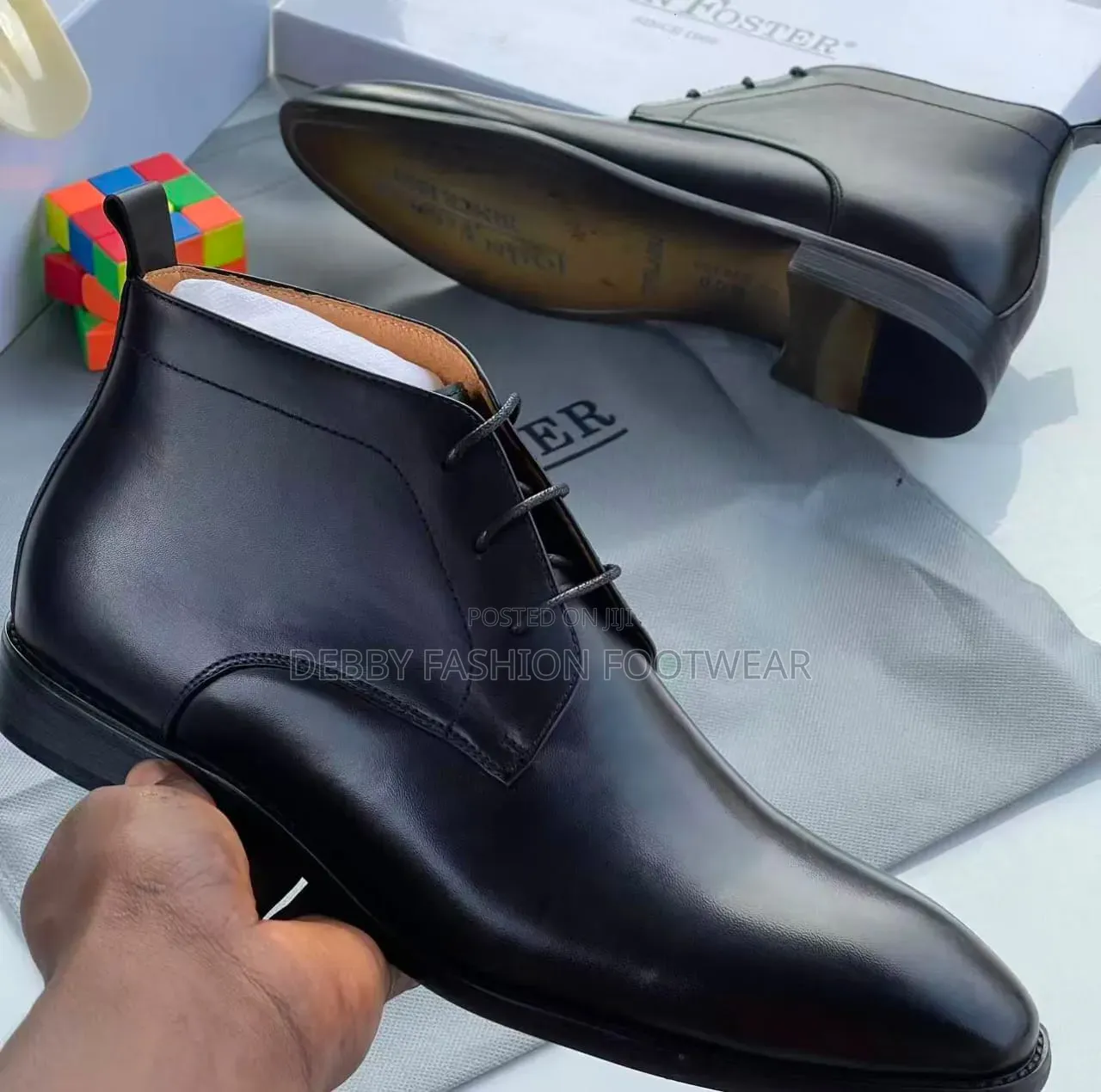 John Foster High-Grade Leather Chelsea Boots