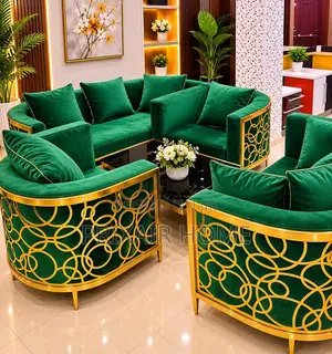 Green Sofa Set