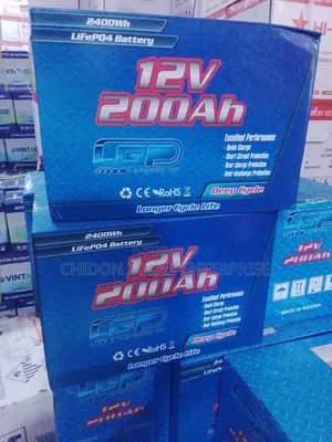 200Ah 12V LiFePO4 Lithium-Ion Battery