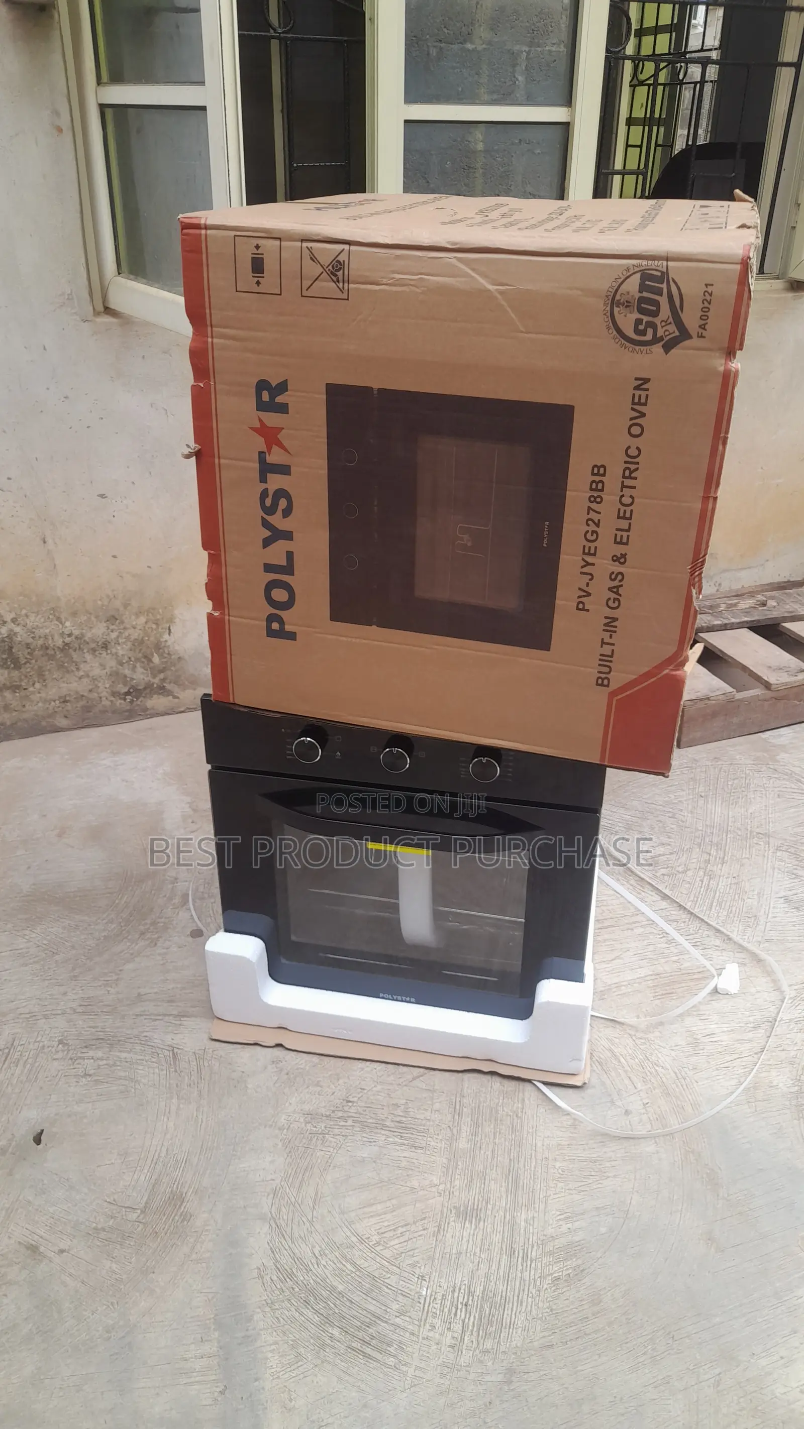 Polystar Built-in Oven With Gas Electric Function – New