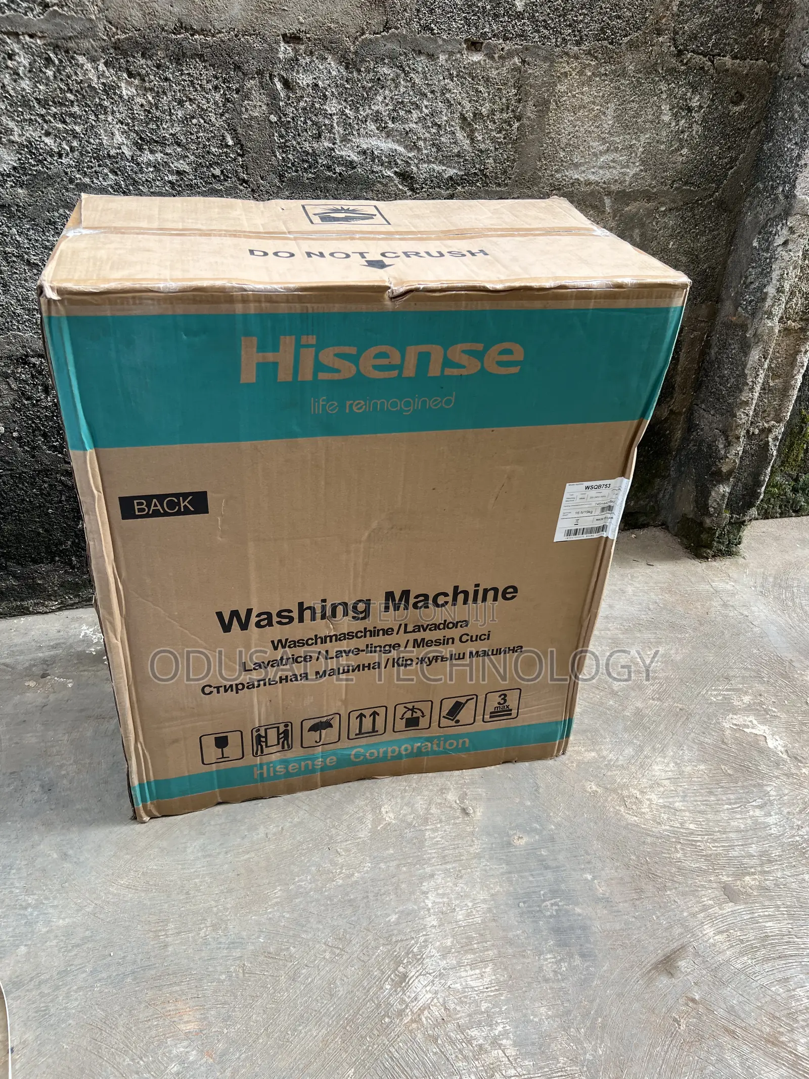 Hisense 7.5kg Washer – Strong Cleaning Performance