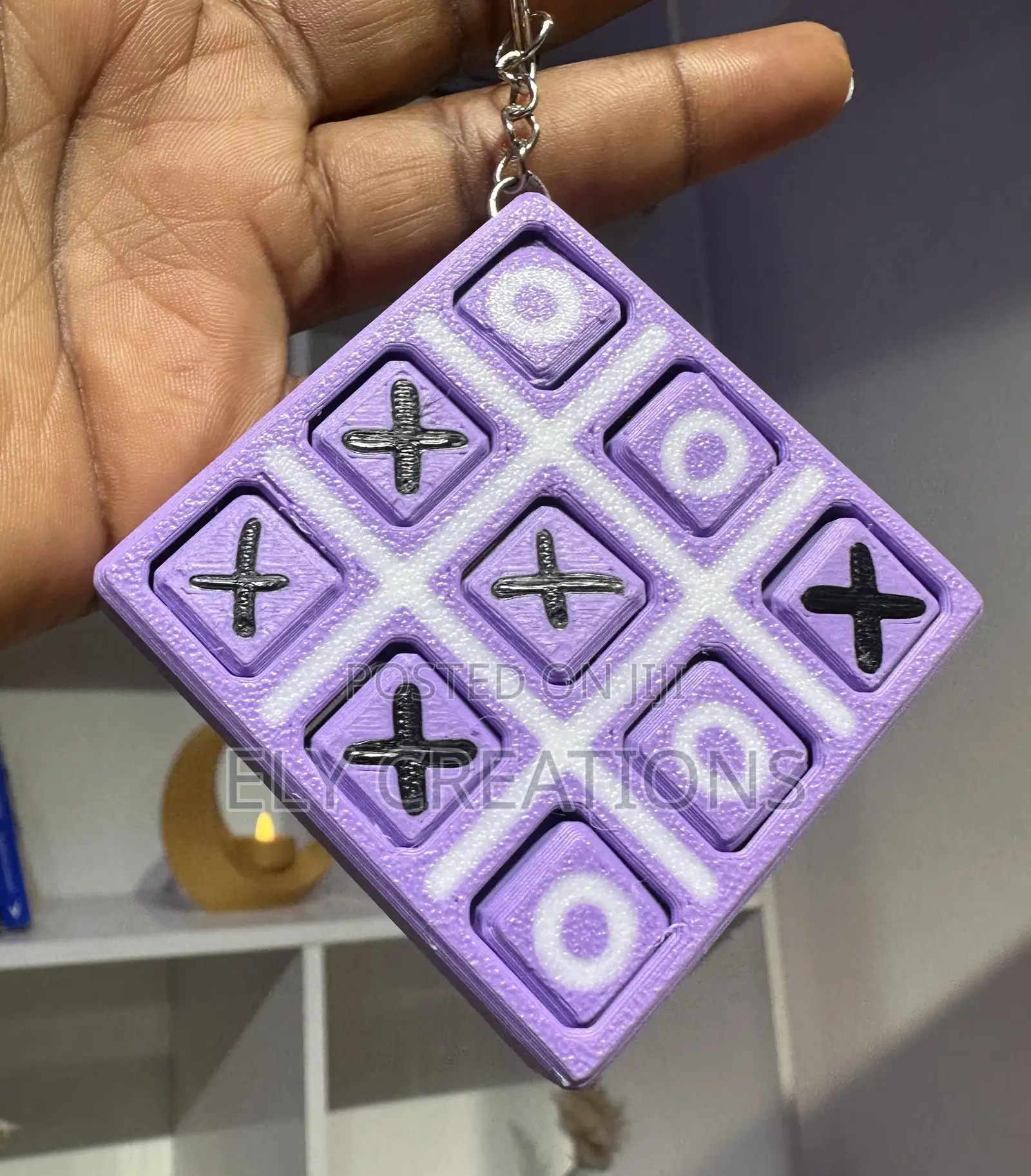 Tic Tac Toe Keychain