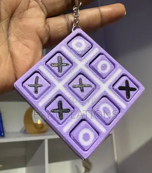 Tic Tac Toe Keychain