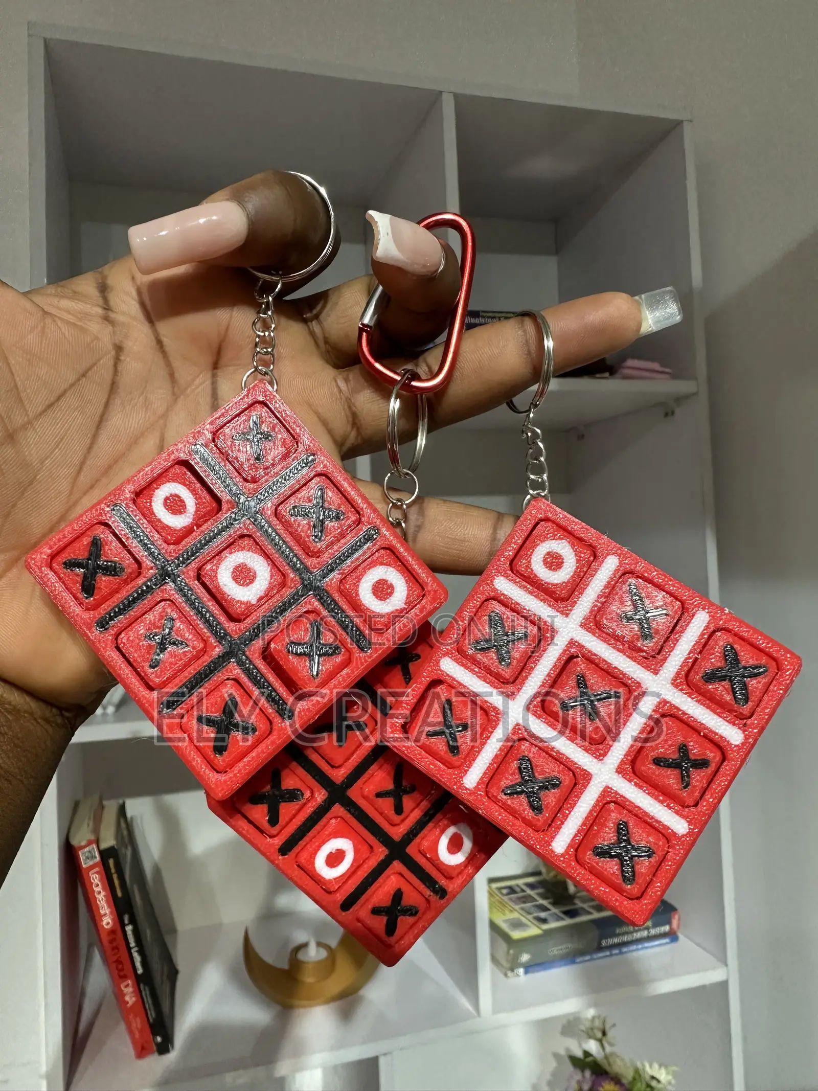 Tic Tac Toe Keychain