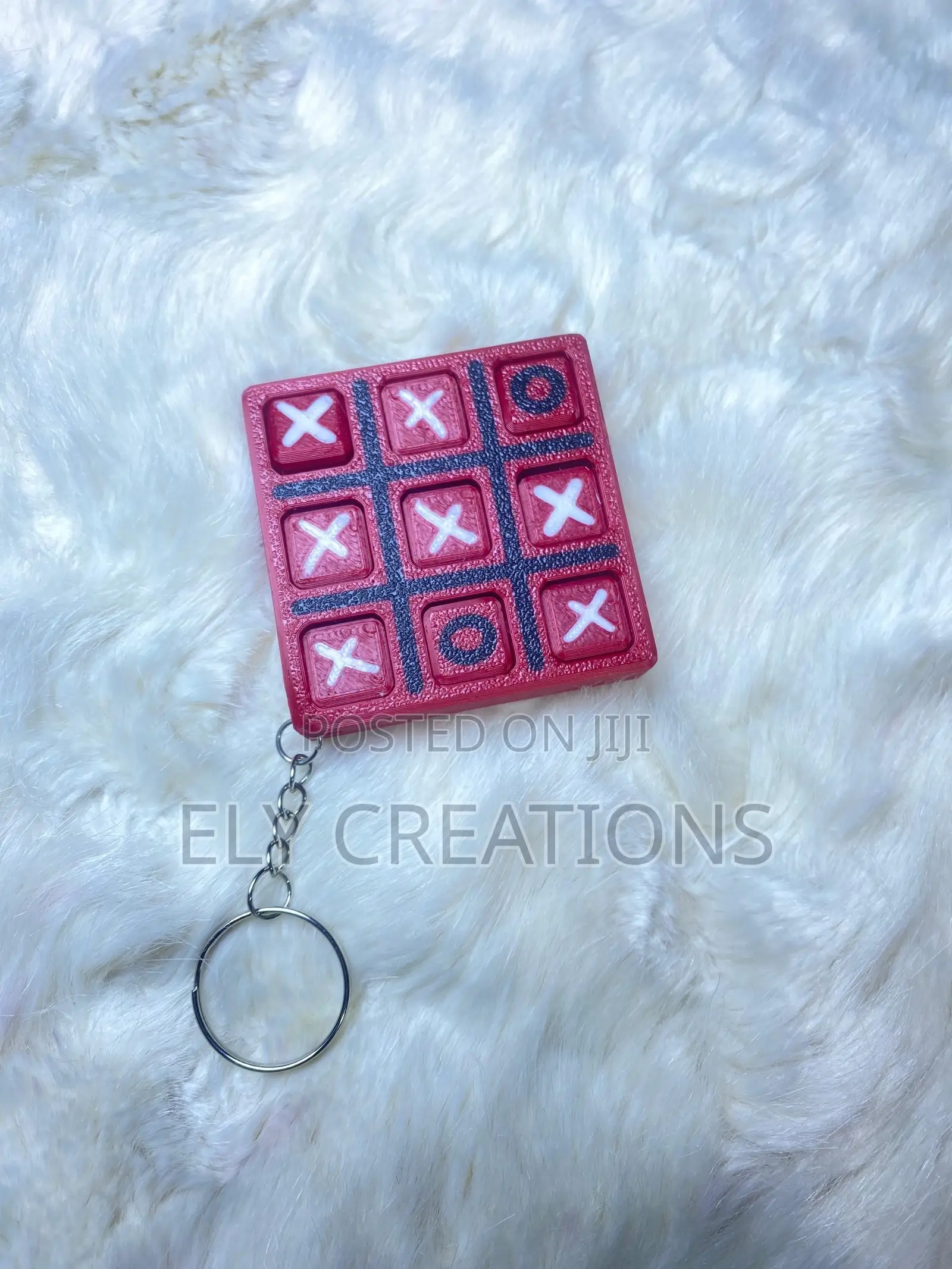 Tic Tac Toe Keychain