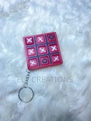 Tic Tac Toe Keychain