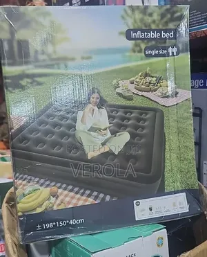 Premium Inflatable Air Bed 198×150×40cm – Double Size | Comfortable