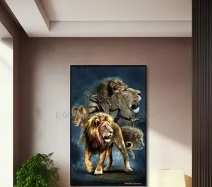 Luxury 3D Lion Family LED Wall Art Light –Modern Decorative Wall Light