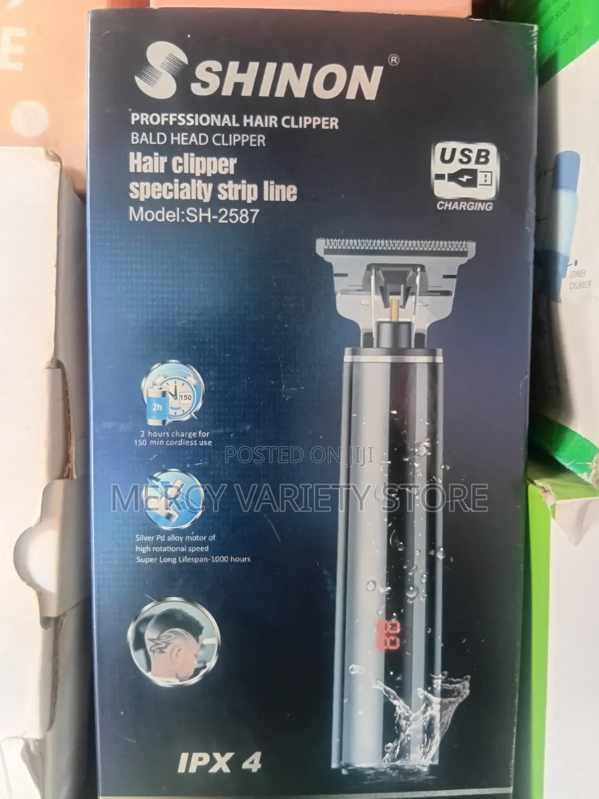 Rechargeable Proffessional Hair Clipper With Timer