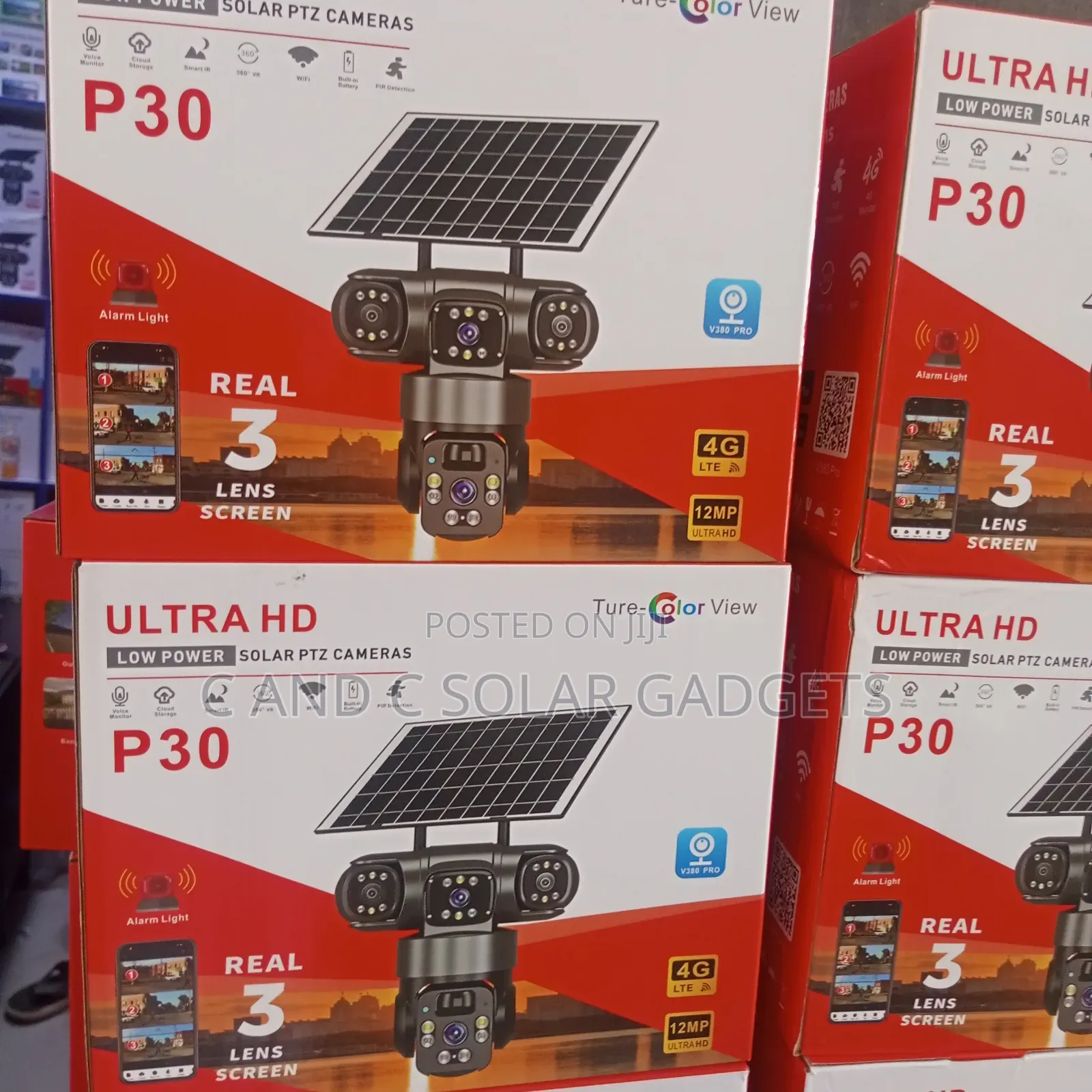 3 Lens V380 CCTV Camera