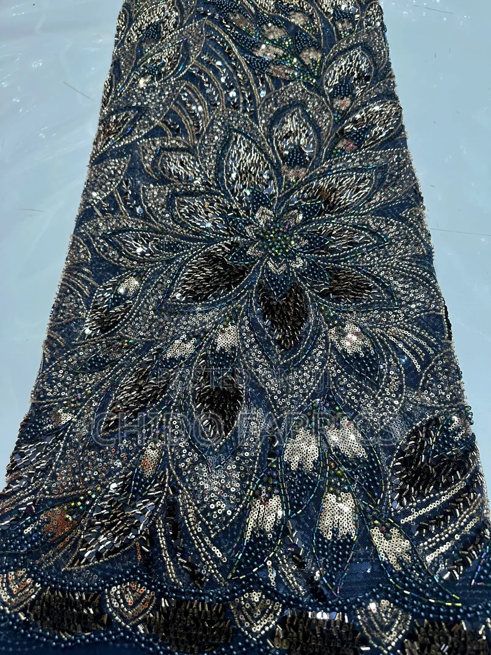Hand Beaded Lace
