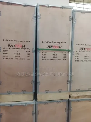  17.92kWh 51.2V PATTERN Lithium-Ion Battery 