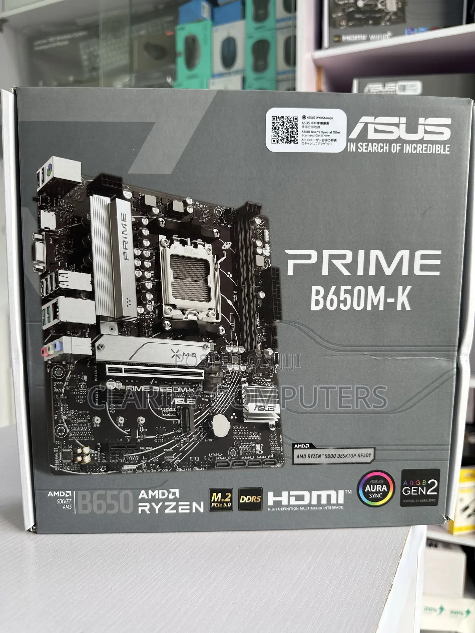 ASUS PRIME B650m-K AMD Desktop Motherboard