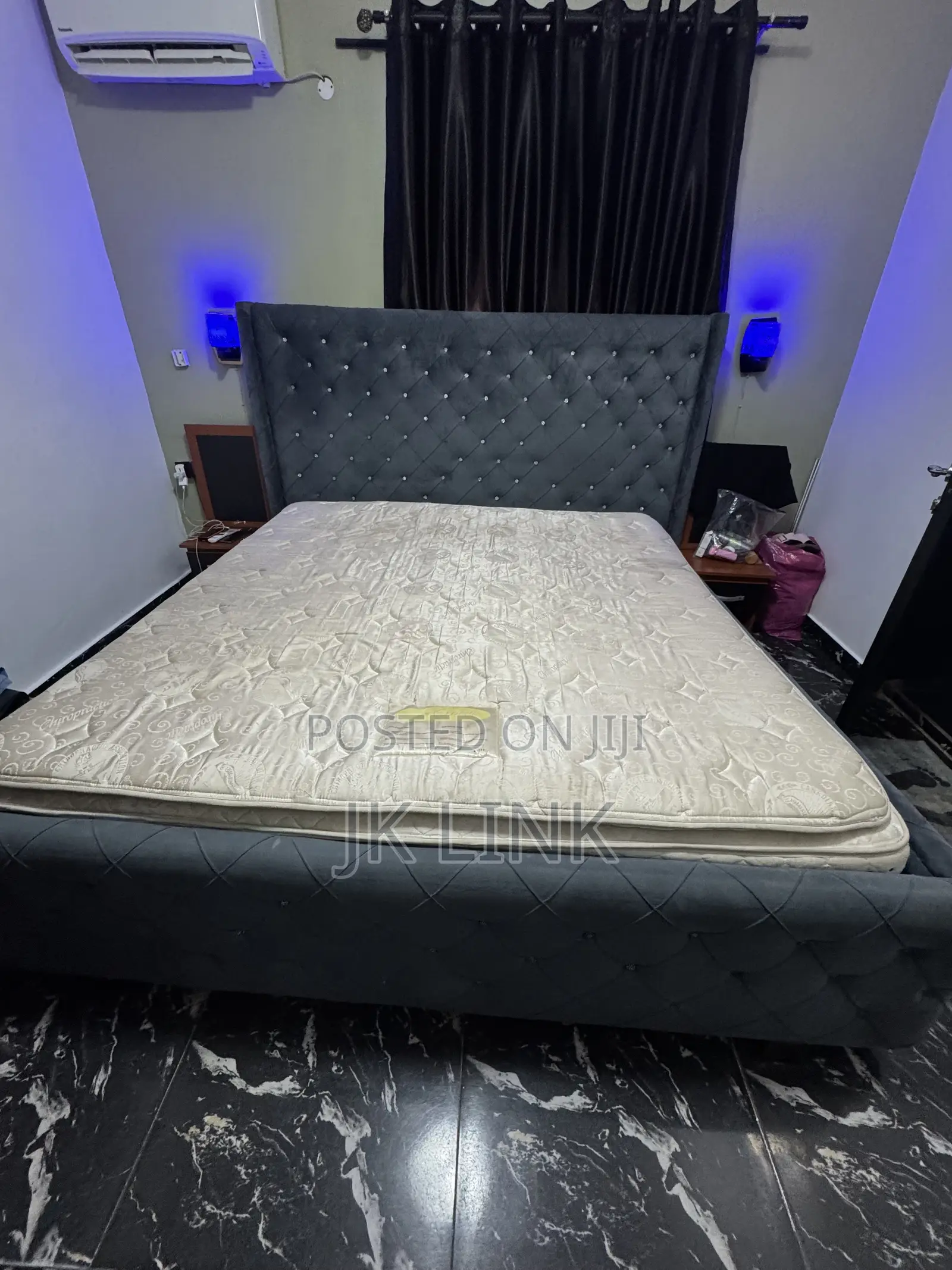 Bed and the Frame