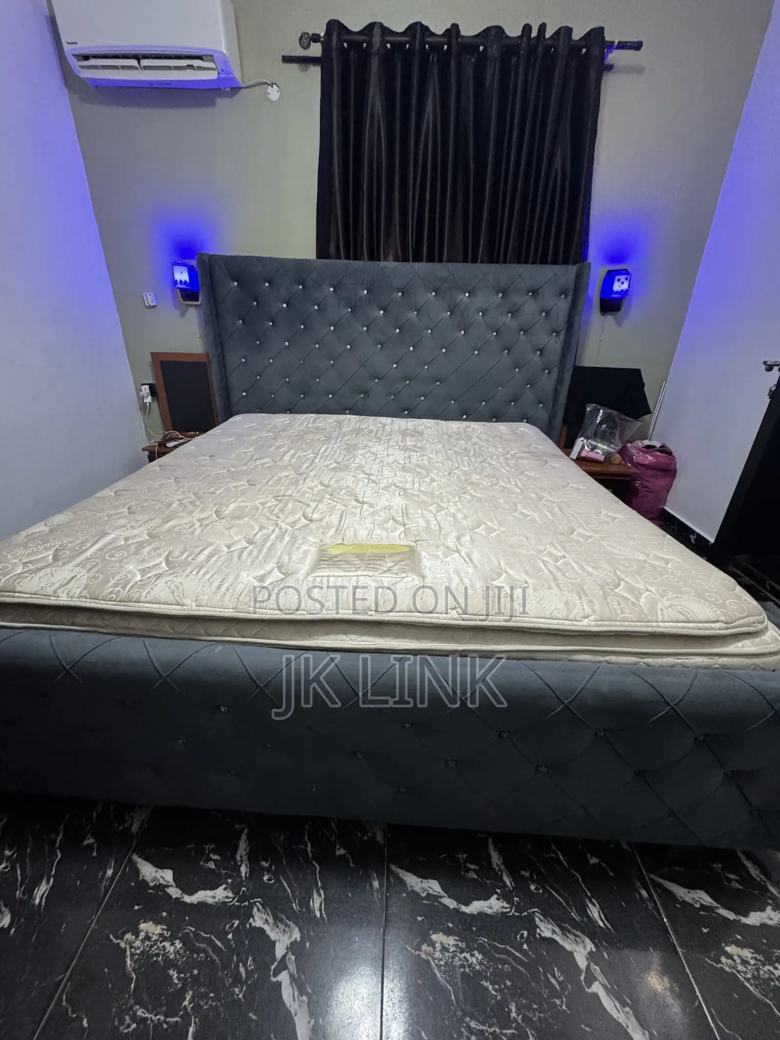 Bed and the Frame