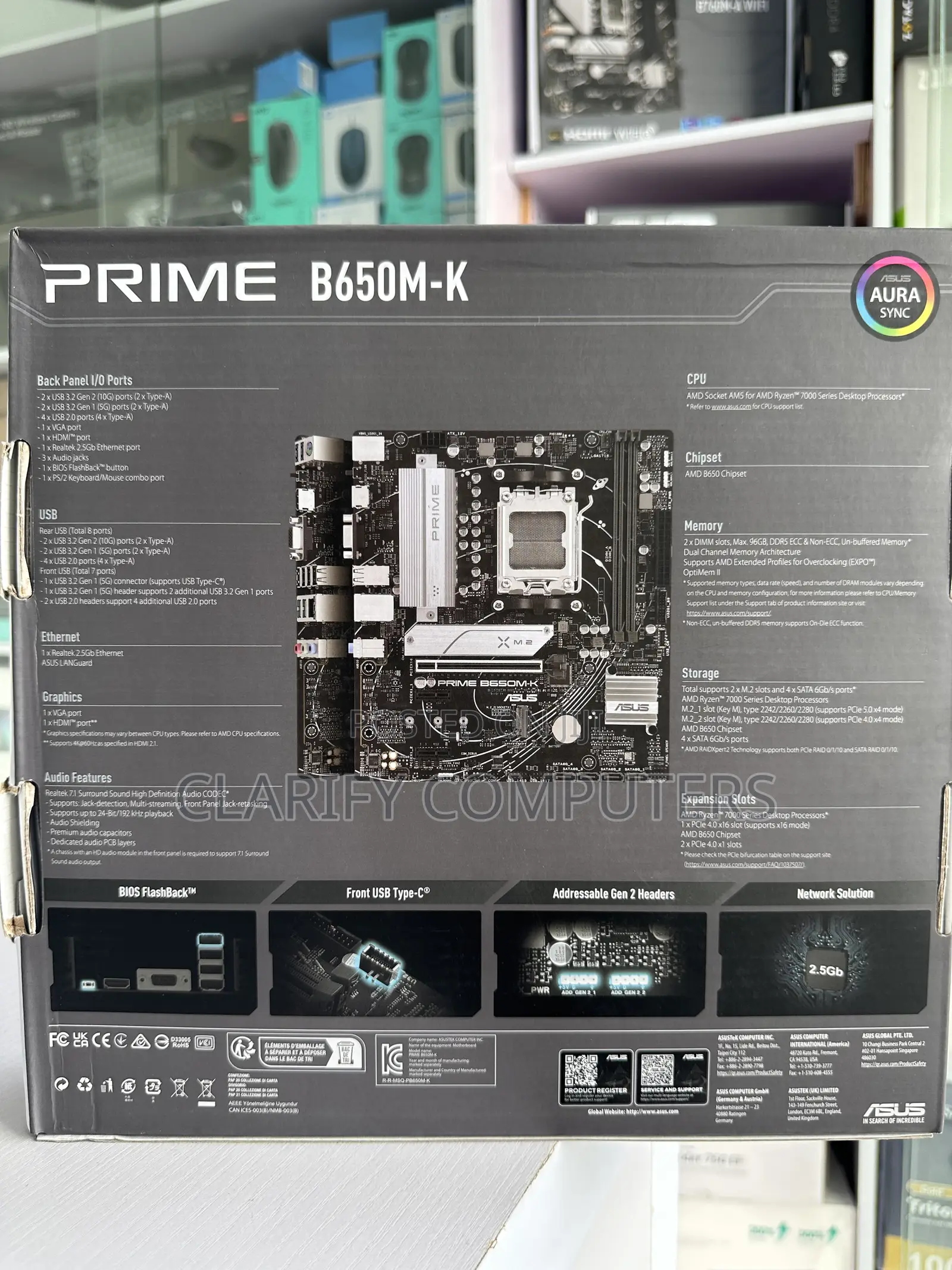 ASUS PRIME B650m-K AMD Desktop Motherboard