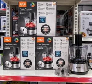 RAF 600W 3-in-1 Food Processor 750ml With Slicing Grating