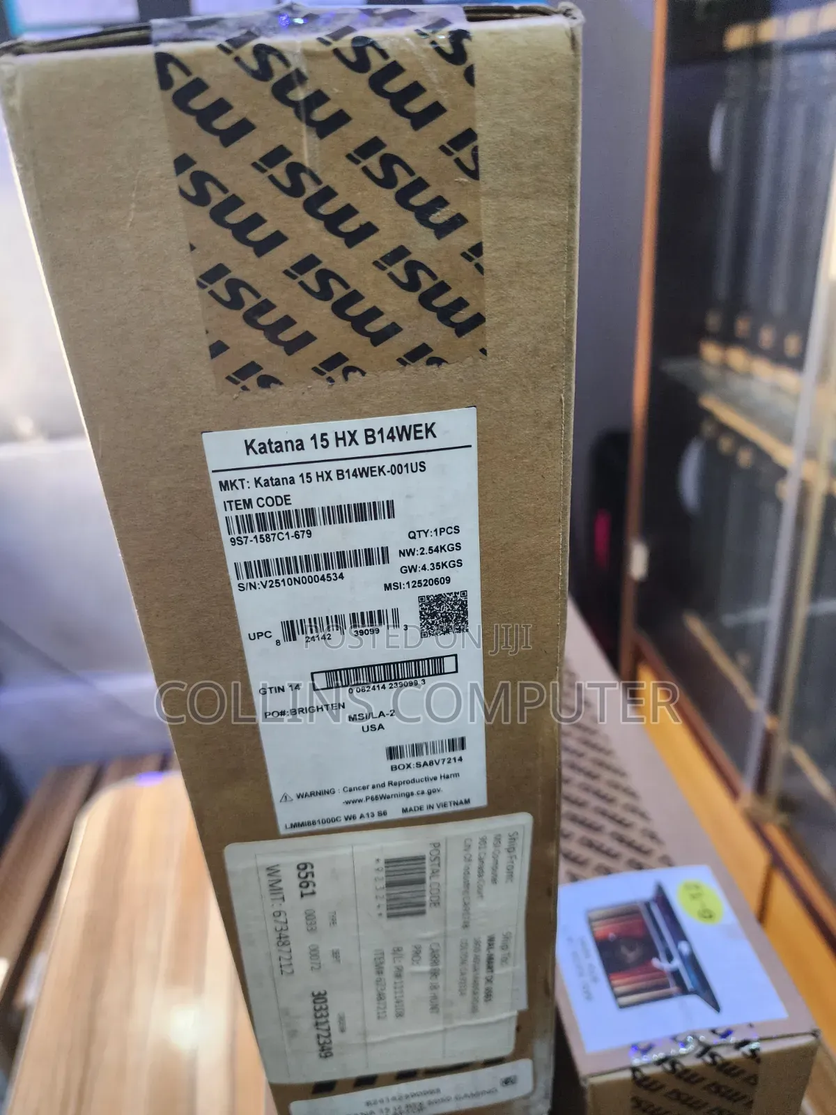 New Laptop MSI Katana 15 16GB Intel Core i7 SSD 512GB
