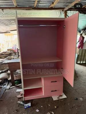 Absolutely Stunning Pink 3 by 6 Wardrobe