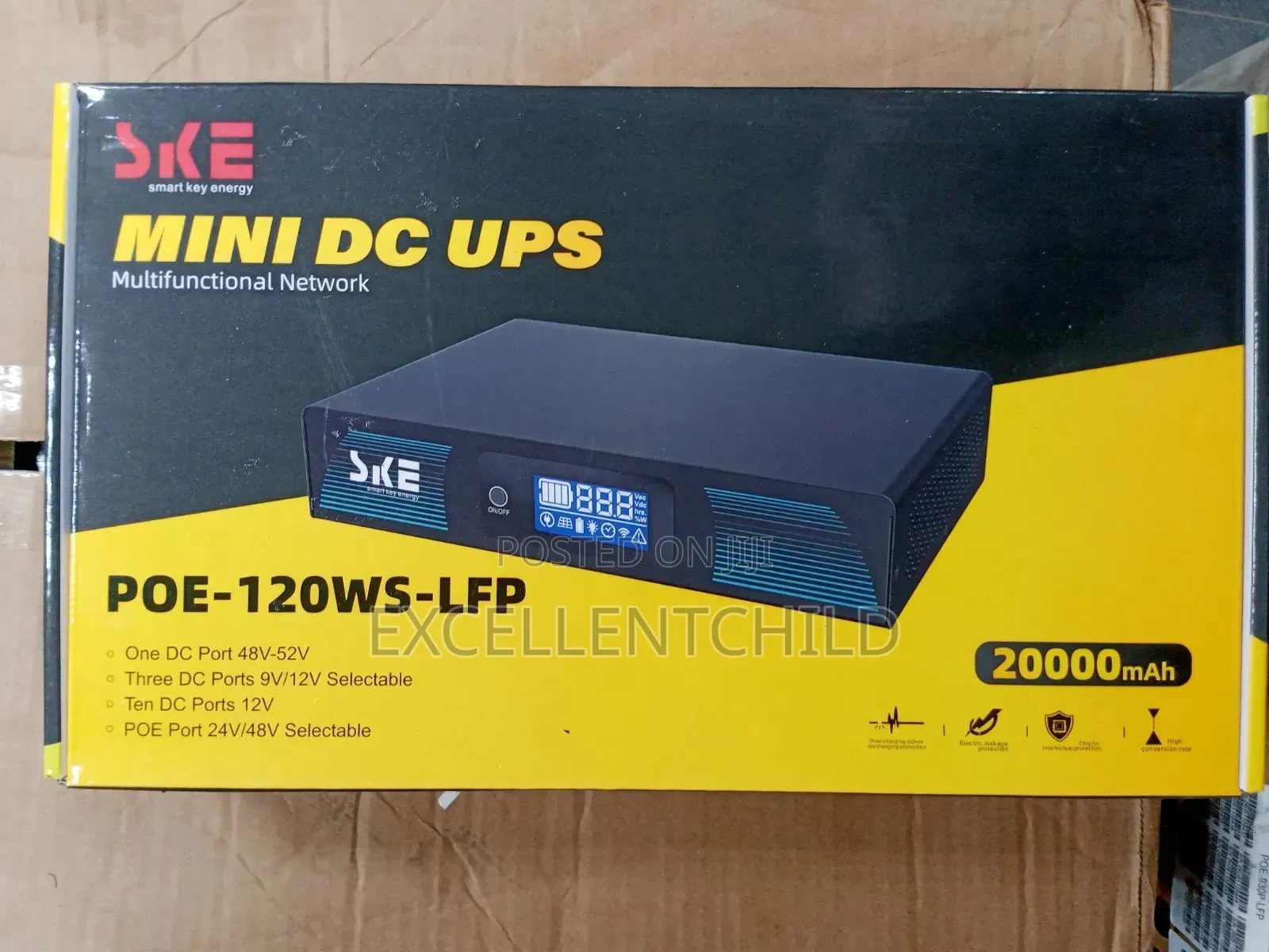 Ske Mini Dc Ups Poe-120ws-LFP