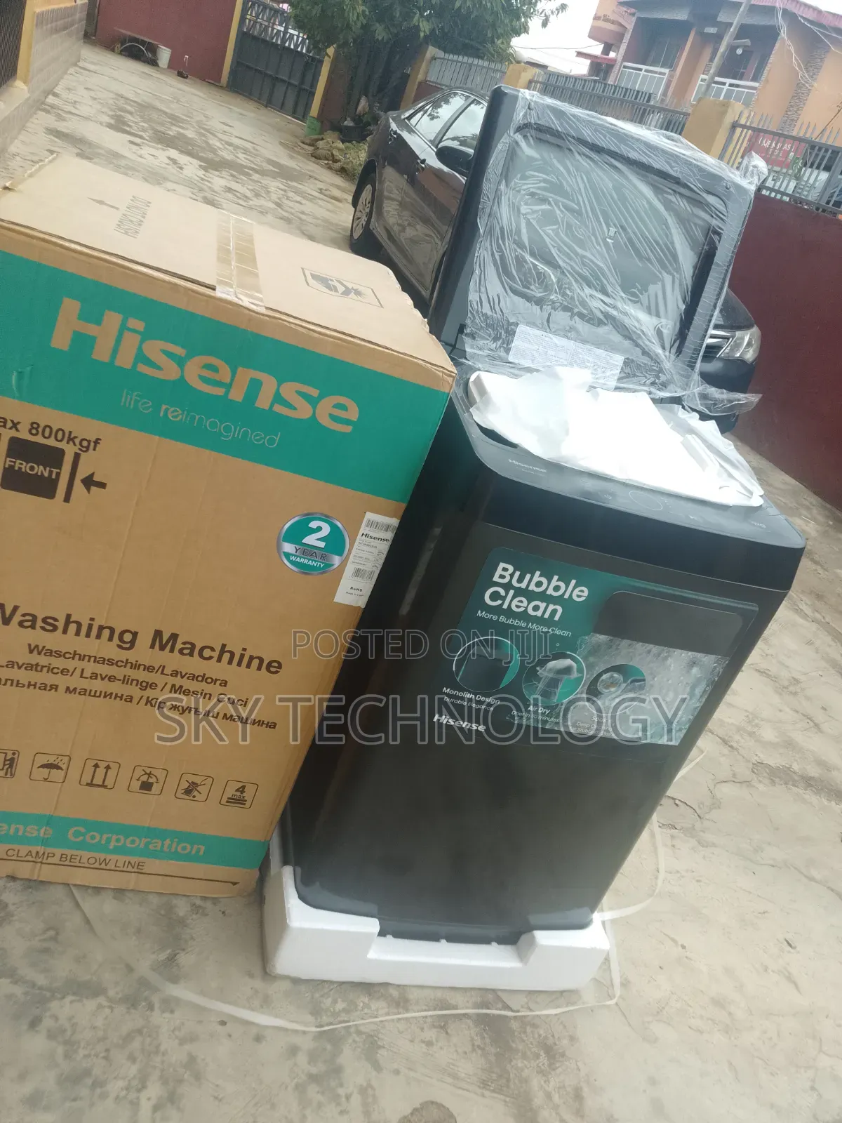 Hisense 9KG Fully Automatic Top Load Washing Machine –High Performance
