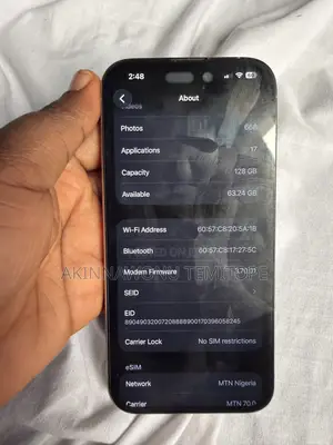 Apple iPhone 15 Pro 128 GB Gray