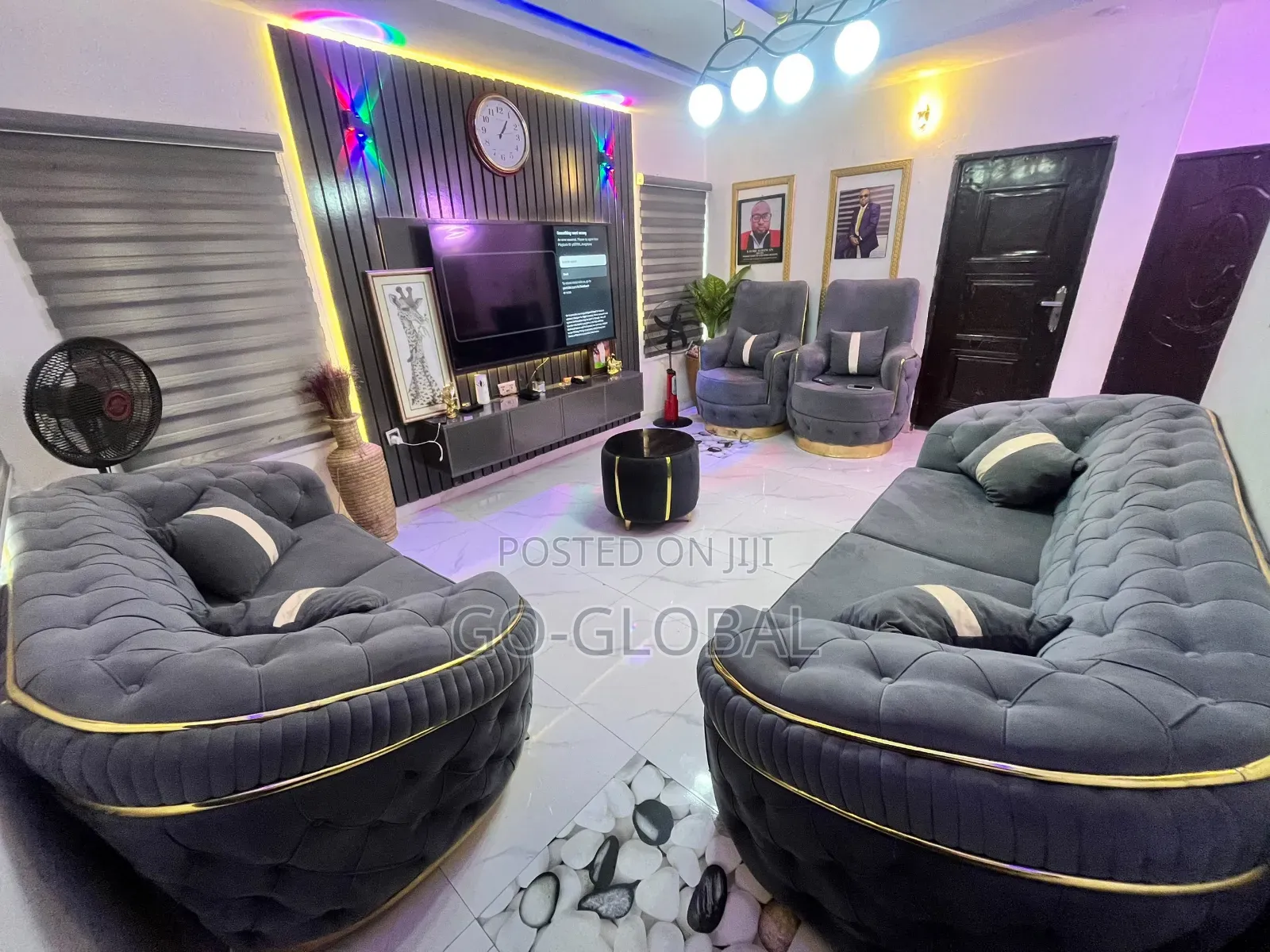 Luxury 7 Fabrics Seater Sofa